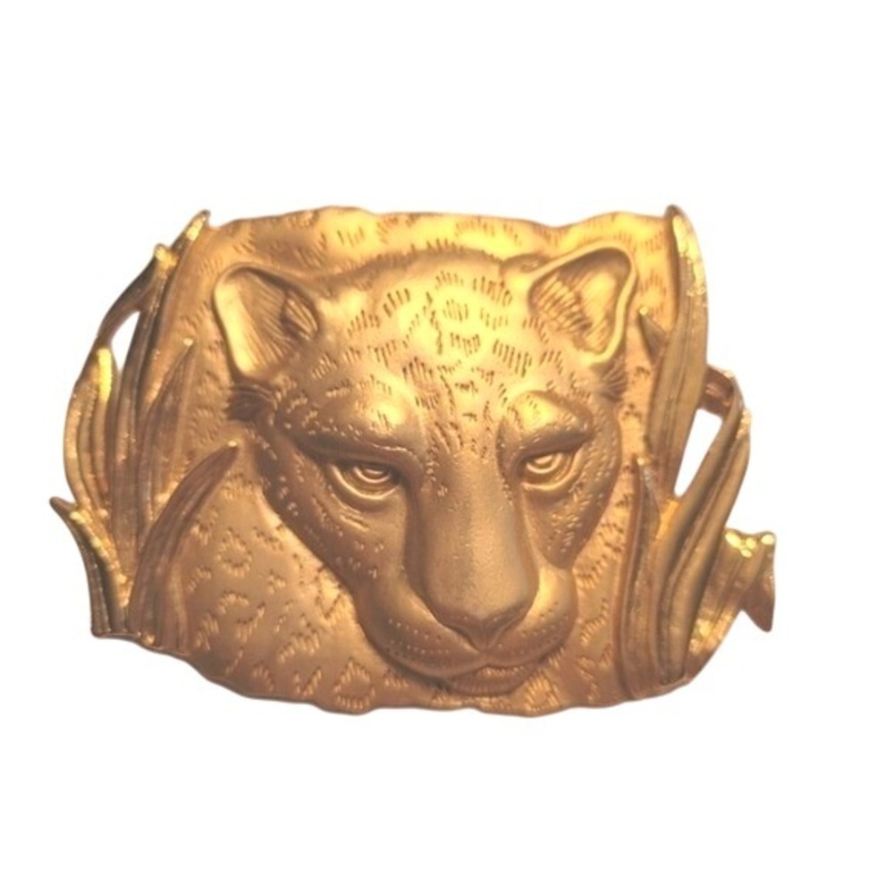 Vintage Park Lane Cheetah Gold Brooch